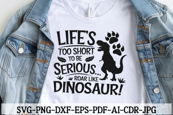 Funny Dinosaur SVG Roar Like a T-Rex