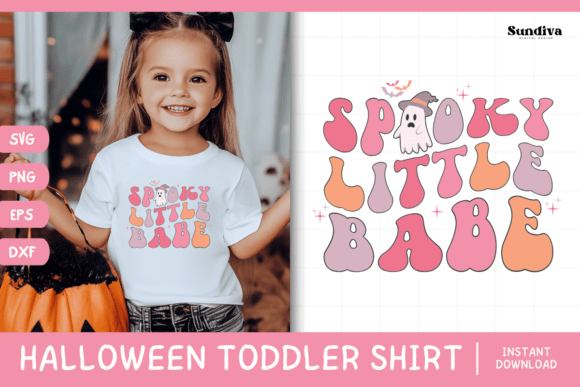 Funny Halloween Toddler Shirt SVG 9