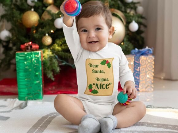 Funny Santa Define Good Holiday Quote
