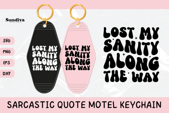 Funny Sarcastic Motel Keychain SVG 11