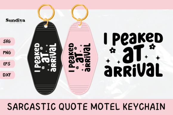 Funny Sarcastic Motel Keychain SVG 15