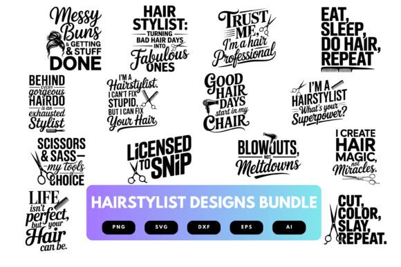Hairstylist SVG Bundle Review