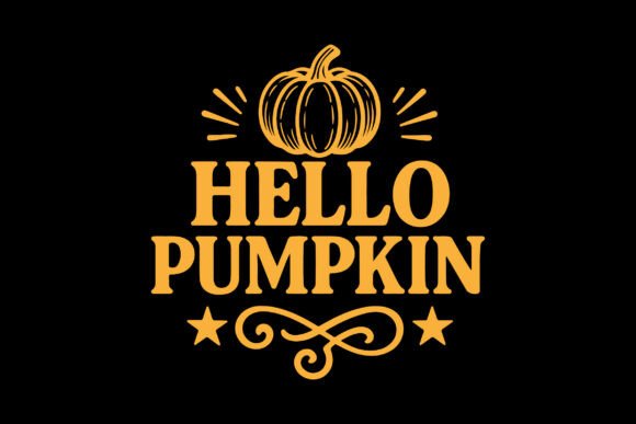 Hello Pumpkin SVG, Pumpkin SVG Design